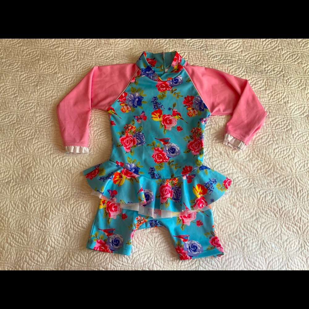 Sun Emporium Floral Tutu Swim Suit